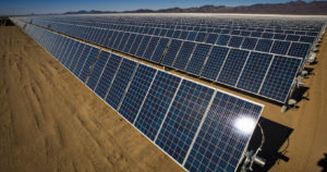 Solar farm clean energy